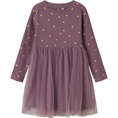 Name It Jurk - Noos - NmfNadja - Arctic Schemering - Name It - 3 jaar (98) - Jurk