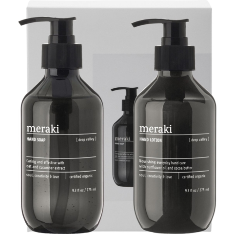 Meraki Cadeaubox - Handzeep/lotion - 2 x 275 ml - Deep Valley - Meraki - OneSize - Persoonlijke Verzorging