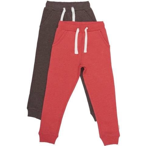 Minymo Joggingbroek - 2-pack - Tomatenpuree - Minymo - 11 jaar (146) - Joggingbroek
