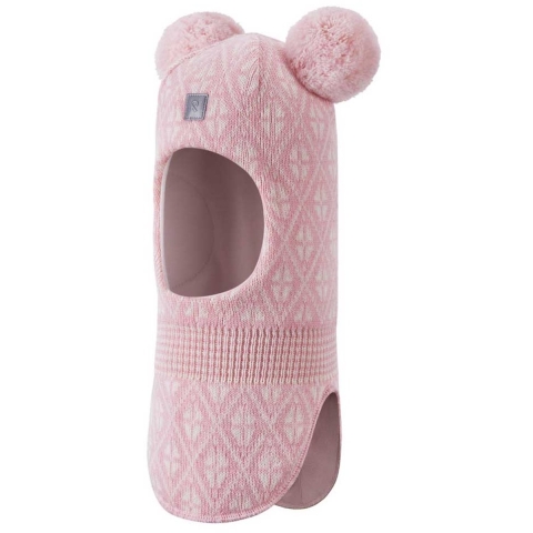 Reima Bivakmuts - Wol/Katoen - Gebreid - Kuuraan - 2-lag Pale Ro - Reima - 52 cm - Bivakmuts - Dubbel