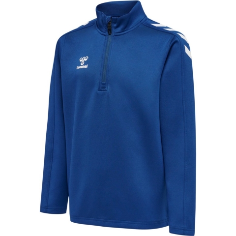 Hummel Blouse - HmlCore XK poly met halve rits - True Blue - Hummel Teamsport - 10 jaar (140) - Shirts