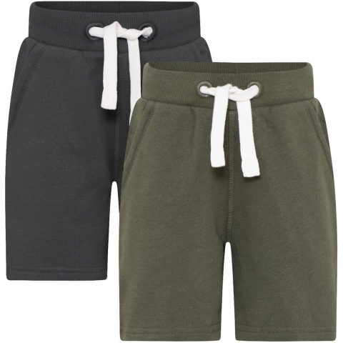 Minymo Sweatshorts - 2-pack - Kever - Minymo - 1½ jaar (86) - Shorts