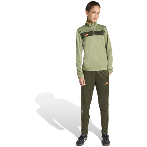 adidas Performance Broek - Tiro ES PNT -Ngtcar/Tengrn/Impora - adidas Performance - 8 jaar (128) - Broeken - Katoen