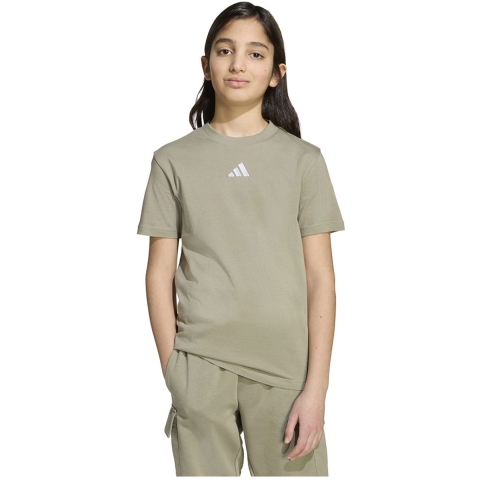 adidas Performance T-Shirt - 160 - Silver Pebble/Wit - adidas Performance - 10 jaar (140) - T-Shirts
