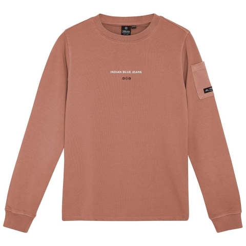 Indian Blue Jeans Sweatshirt - Burlwood m. Tekst - Indian Blue Jeans - 10 jaar (140) - Sweatshirt