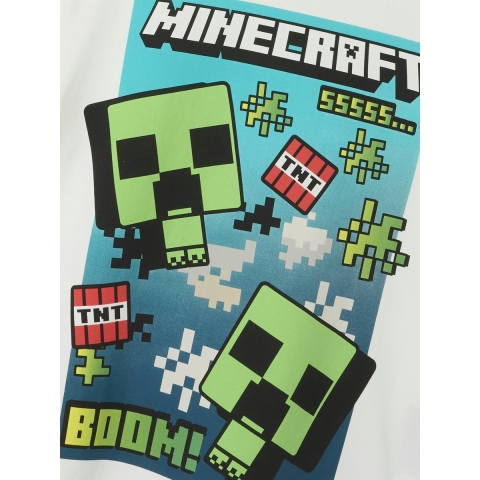 Name It T-Shirt - NkmMus Minecraft - Cloud Danser m. Print - Name It - 6 jaar (116) - T-Shirts