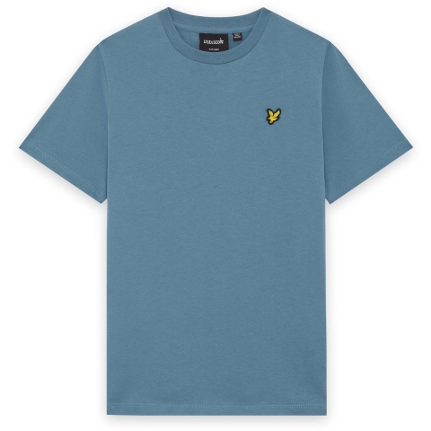 Lyle & Scott T-Shirt - Plain - Ocean Sky - Lyle & Scott - 14-15 jaar (164-170) - T-Shirts