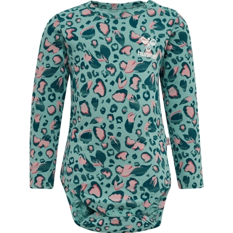 Hummel Romper l/s - hmlSonja - Mineraal Blue - Hummel - 3 jaar (98) - Romper L/S