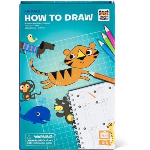 Tiger Tribe Tekenset - Leren tekenen - Dieren - Tiger Tribe - OneSize - Tekenset