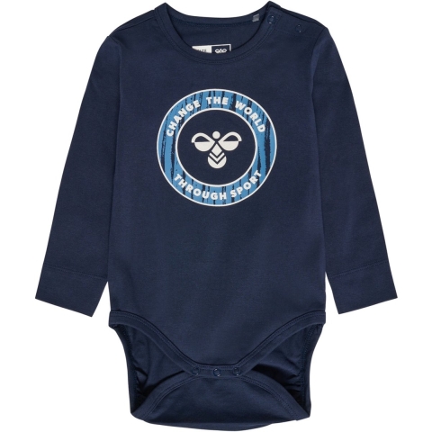 Hummel Romper L/æ - hnlBobby - Blue Night - Hummel - 3 jaar (98) - Romper L/S