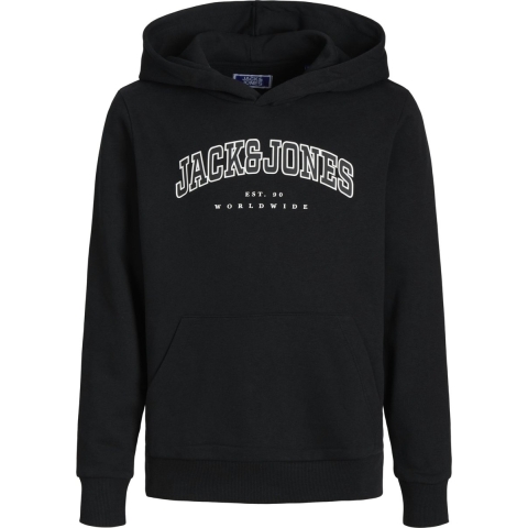 Jack & Jones Hoodie - JjeCaleb - Zwart/Loose - Jack & Jones - 16 jaar (176) - Hoodie
