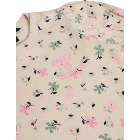 Hummel Romper s/s - hmlTyra - Witkopgrijs - Hummel - 1 jaar (80) - Romper S/S