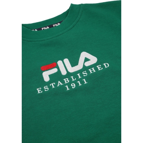 Fila Sweatshirt - Benna - Green Jas m. Logo - Fila - 3-4 jaar (98-104) - Sweatshirt