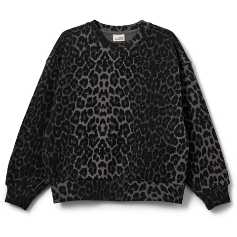 Sofie Schnoor Sweatshirt - Eli - Grey Leopard - Sofie Schnoor - 14 jaar (164) - Sweatshirt