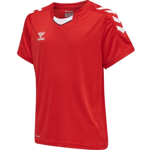 Hummel T-Shirt - HmlCore XK Poly Jersey - Echt rood - Hummel Teamsport - 10 jaar (140) - T-Shirts