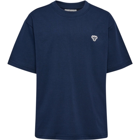 Hummel T-Shirt - hmlJR - Dress Blues - Hummel - 7-8 jaar (122-128) - T-Shirts