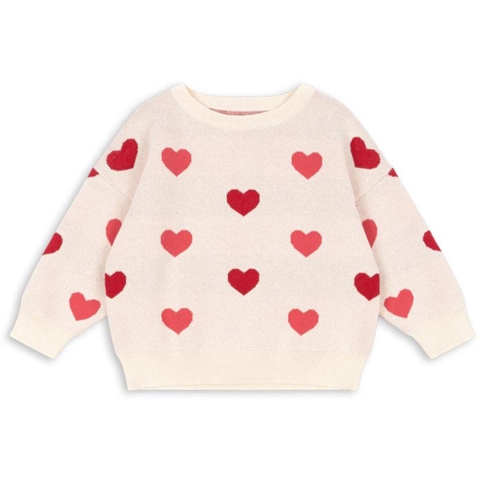 Konges Sløjd Blouse - Gebreid - Lapis - Coeur Coloré Duo Roze - Konges Sløjd - 2 jaar (92) - Shirts