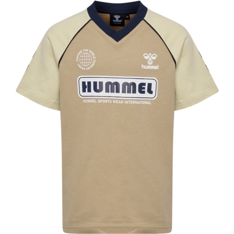 Hummel T-Shirt - hmlRolf - Korenstengel m. Logoprint - Hummel - 10 jaar (140) - T-Shirts