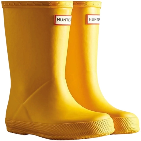 Hunter Regenlaarzen - Kids First - Hunter Yellow - Hunter - 32 - Regenlaarzen