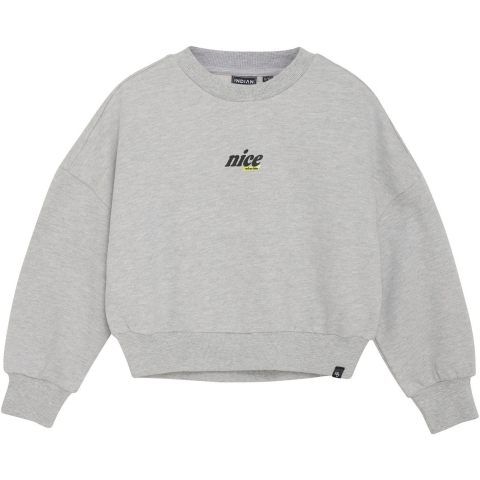 Indian Blue Jeans Stoeloverhemd - Dove m. Print - Indian Blue Jeans - 14 jaar (164) - Sweatshirt