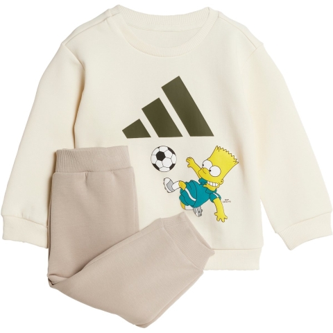adidas Performance Set - Blouse/Broek - De Simpsons - Cream Whi - adidas Performance - 74 - Shirts