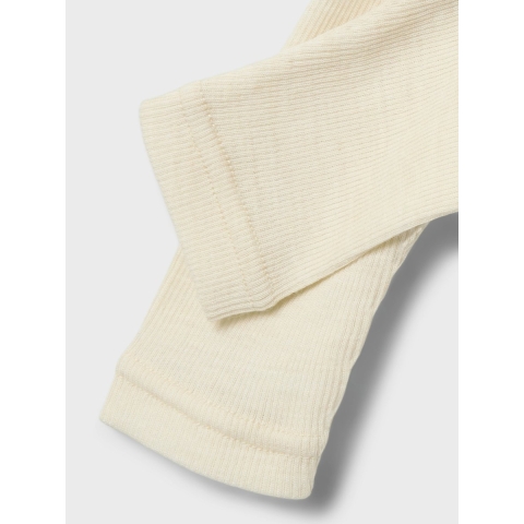 Lil' Atelier Leggings - Wol/Modaal - Noos - Rib - NbnNalu - Turt - Lil Atelier - 1½ jaar (86) - Leggings