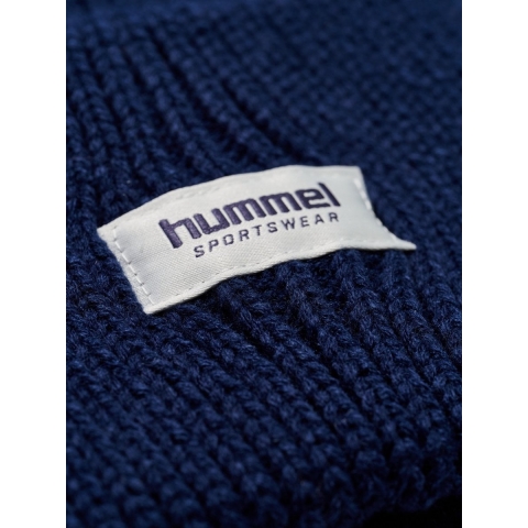 Hummel Muts - Rib - Gebreid - HmlJr - Dress Blues - Hummel - OneSize - Mutsen