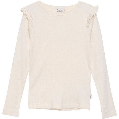 Minymo Blouse - Rib - Zaadparel - Minymo - 4 jaar (104) - Shirts