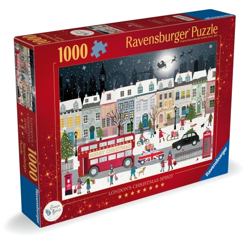 Ravensburger Puzzel - 1000 Bakstenen - London's Kerst Spiri - Ravensburger - OneSize - Puzzel