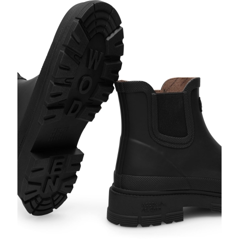 Woden Regenlaarzen - Liv Waterproof - Black - Woden - 38 - Regenlaarzen