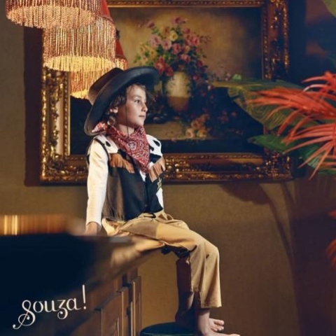 Souza Kostuum - Chuck Cowboy - Souza - 5-7 jaar (110-122) - Kostuum