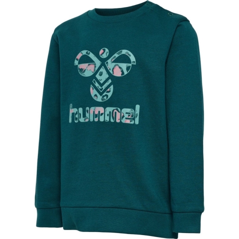 Hummel Sweatshirt - hmlLime - Luchtig Blue - Hummel - 4 jaar (104) - Sweatshirt