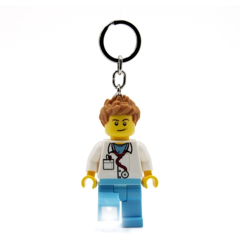 LEGO® Sleutelhanger m. Zaklamp - LEGO® Mannelijke arts - LEGO® - OneSize - Zaklampen