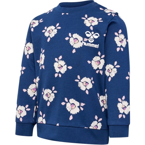 Hummel Sweatshirt - HmlBloom - Dark Denim - Hummel - 56 - Sweatshirt