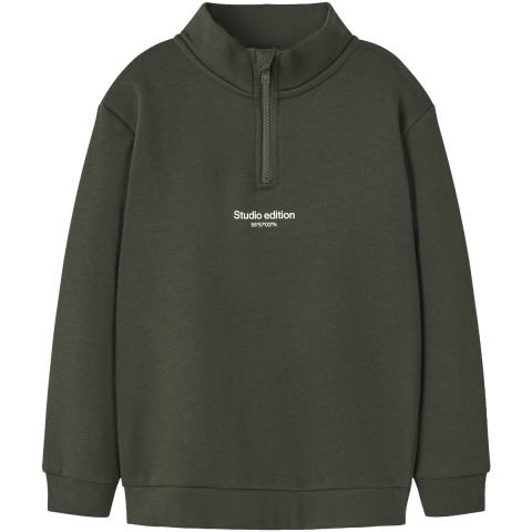 Name It Sweatshirt - Noos - NkmBrody - Raisin - Name It - 9-10 jaar (134-140) - Sweatshirt