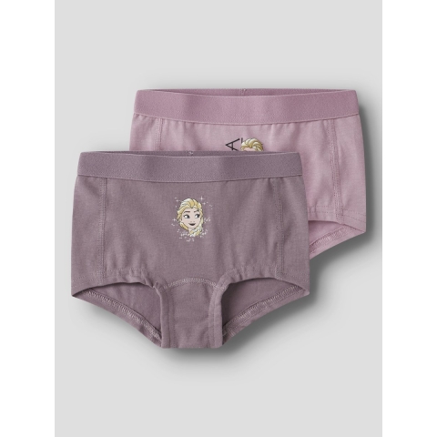 Name It Hipsters - 2-pack - Frozen - NmfAplaja - Paars/Roze - Name It - 7-8 jaar (122-128) - Hipsters