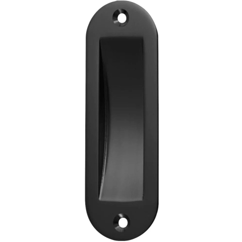 Hermeta Schuifdeurkom Ovaal Zwart 120X40mm