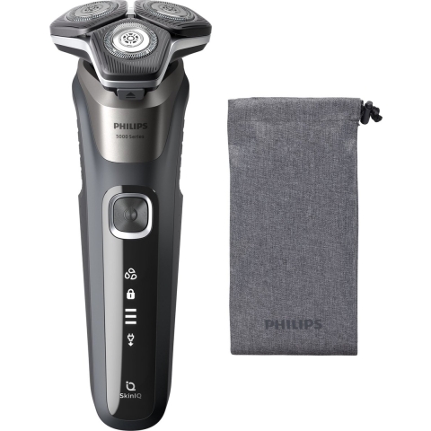 Philips S5887/10 - Oplaadbaar elektrisch scheerapparaat - SkinIQ-technologie - Carbongrijs