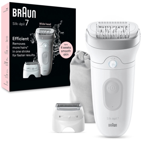 Braun Epilator Silk·épil 7-041 Wit/Zilver