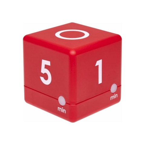 TFA Dostmann Timer Cube Timer Rood Digitaal