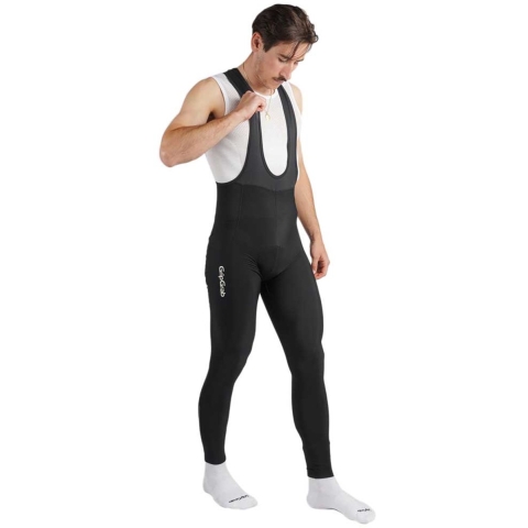 GripGrab RIDE Thermal Bib fietsbroek lang zwart heren, M