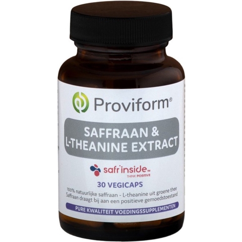 Proviform Saffraan & L-Theanine Extract Capsules