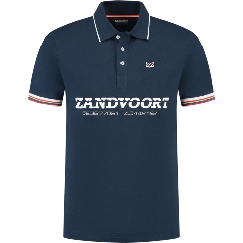 Polo - Navy - MV Official x Zandvoort - XXL - Max Verstappen