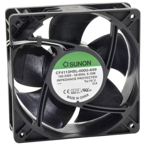 Sunon CF4113LBL-000U-AB9 Axiaalventilator 230 V/AC 109.22 m³/h (l x b x h) 38 x 120 x 120 mm