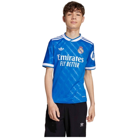 adidas Originals Voetbalshirt - Real 3 - Blauwe vogel - adidas Originals - 16 jaar (176) - Voetbalshirt