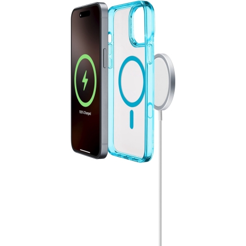 Cellularline ICONIC MAG Backcover Apple iPhone 16 Pro Blauw MagSafe compatible