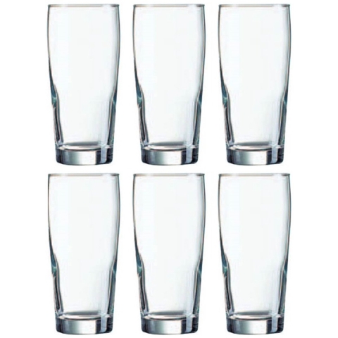Arcoroc fluitjes bierglazen - 36x stuks - 330 ml - Bierglazen - Bierfluitjes - Glazen voor bier -
