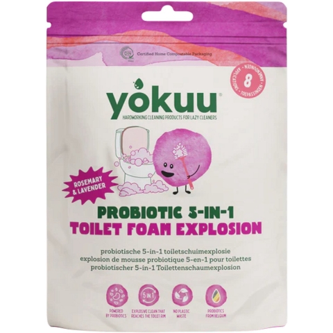 Yokuu Probiotic 5-in-1 Toilet Foam Explosion Rosemary & Lavender