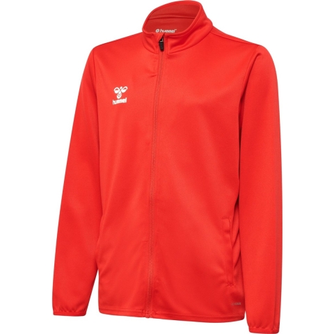 Hummel Cardigan - HmlEssential Track Jas - Rood - Hummel Teamsport - 6 jaar (116) - Cardigan