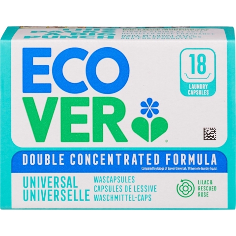 Ecover Wascapsules Universal Lilac&Rescued Rose 18 stuks